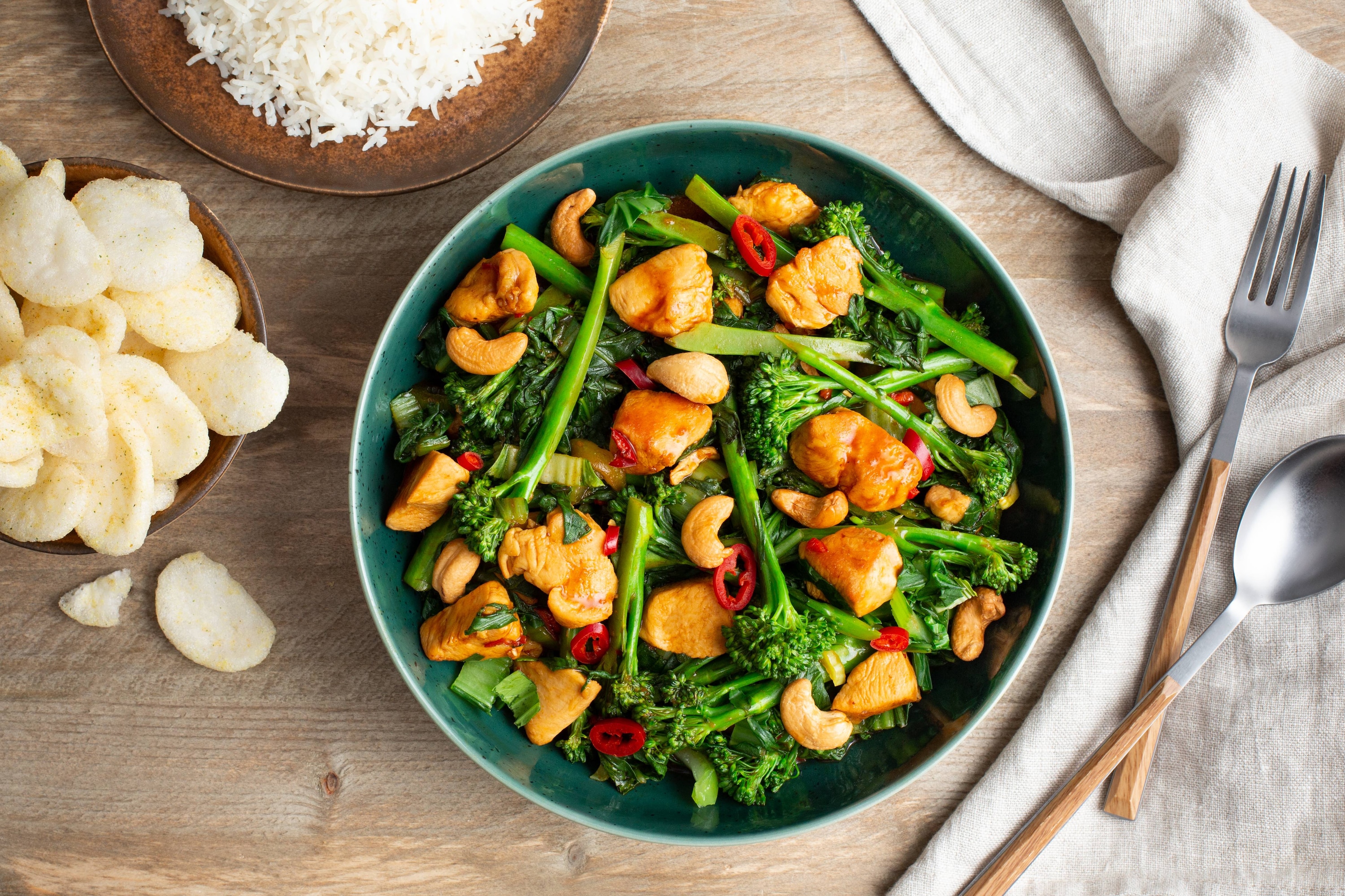 Gewokte kip met gember en hoisin 30 Minutes  recipe